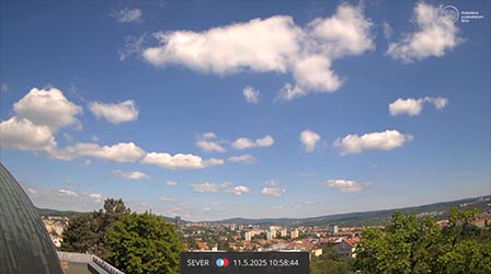 Webkamery - Hvězdárna a planetárium Brno